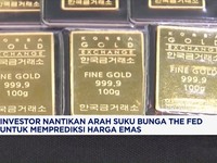 Investor Nantikan Arah Suku Bunga The Fed untuk Memprediksi Harga Emas