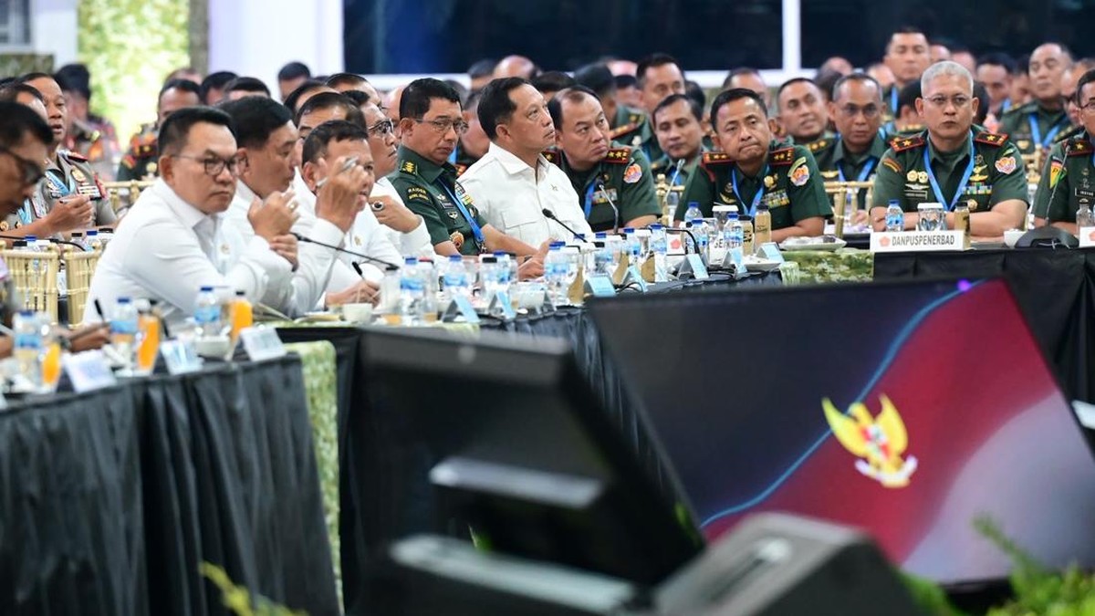 Mendagri Hadiri Penyampaian Taklimat Presiden ke 800 Perwira TNI-Polri