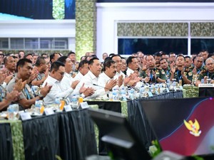 Mendagri Tito Hadiri Taklimat Prabowo kepada 800 Perwira Tinggi TNI-Polri