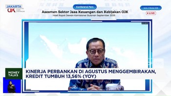 Kinerja Perbankan di Agustus Menggembirakan, Kredit Tumbuh 13,56% (YoY)