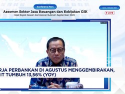 Kinerja Perbankan di Agustus Menggembirakan, Kredit Tumbuh 13,56% (YoY)