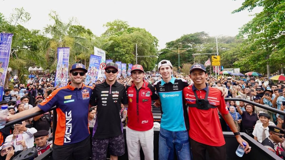 Sebelum Ngaspal di Mandalika, Marquez dkk. Sapa Warga Dulu — NadiKabar.com