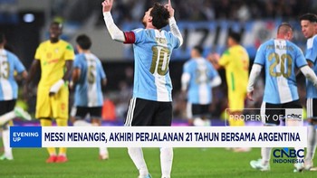 Messi Menangis, Akhiri Perjalanan 21 Tahun Bersama Argentina