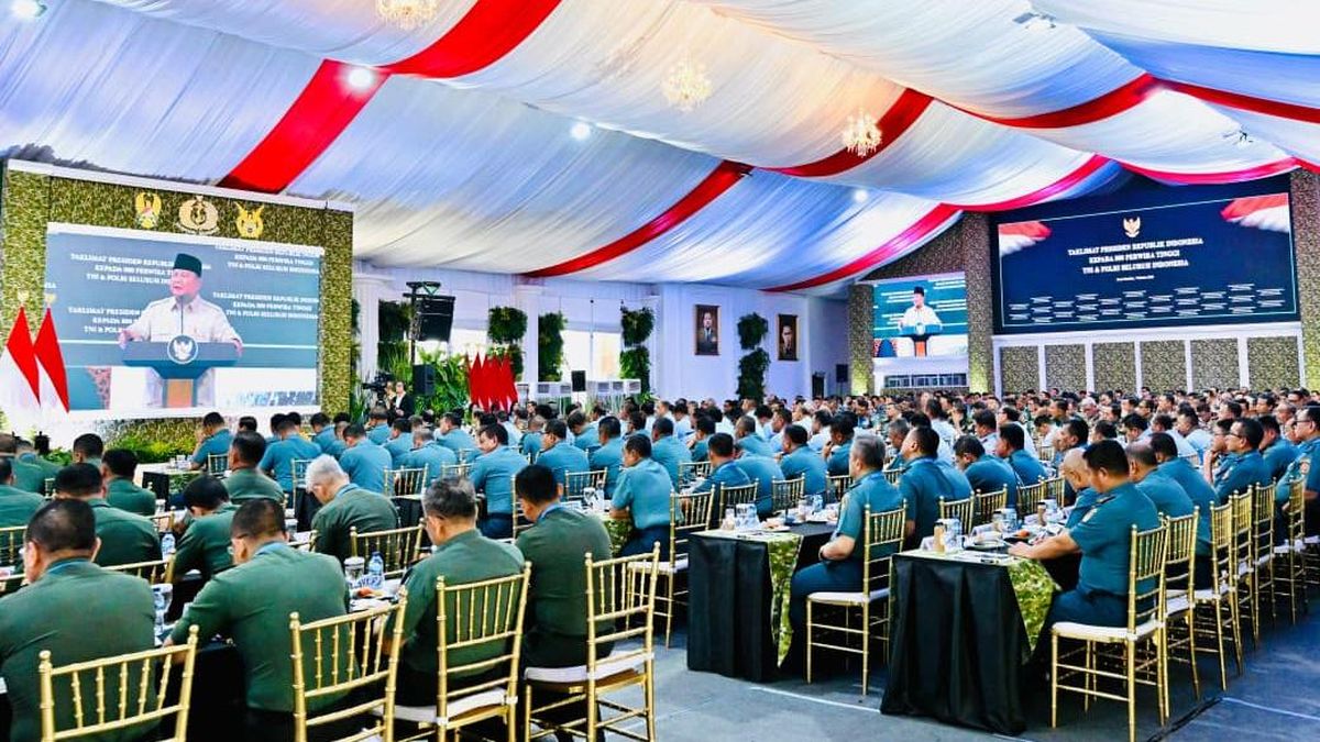 Kumpulkan Perwira TNI-Polri, Prabowo Tekankan Kekompakan dan Kesiapsiagaan — NadiKabar.com