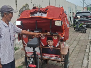 160 Lansia di Kota Bogor Dapat Bantuan Becak Listrik Gratis Presiden Prabowo