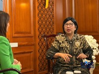 Profil Gubernur Bank Indonesia (BI), Destry Damayanti. (CNBC Indonesia/Maikel Jefriando)