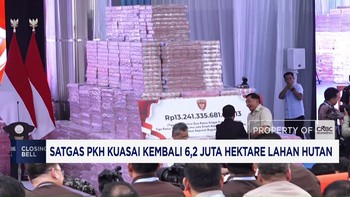 Satgas PKH Kuasai Kembali 6,2 Juta Hektare Lahan Hutan