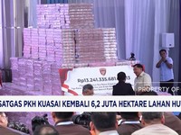 Satgas PKH Kuasai Kembali 6,2 Juta Hektare Lahan Hutan