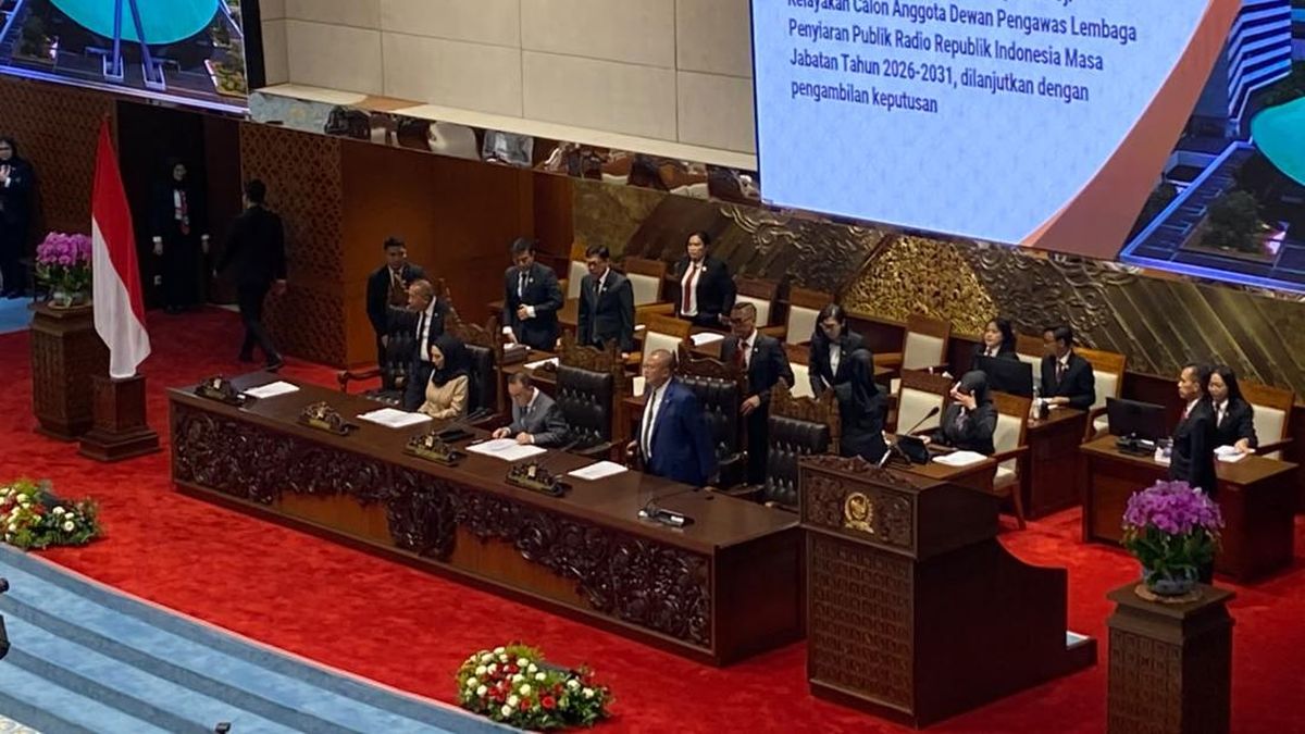 265 Anggota DPR Hadiri Paripurna Penetapan Dewas RRI dan Penutupan Masa Sidang — NadiKabar.com