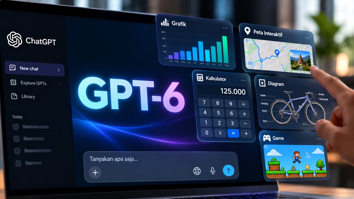 GPT-6 Resmi Meluncur, ChatGPT Makin Cepat dan Interaktif — NadiKabar.com