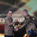 Direktur Utama PT Asuransi Jasaraharja Putera (Jasaraharja Putera), Abdul Haris menerima penghargaan Best General Insurance In Prudent Underwriting & Risk Management dalam acara Road To CNBC Indonesia Awards 2026 kategori Best Insurance di Jakarta, K