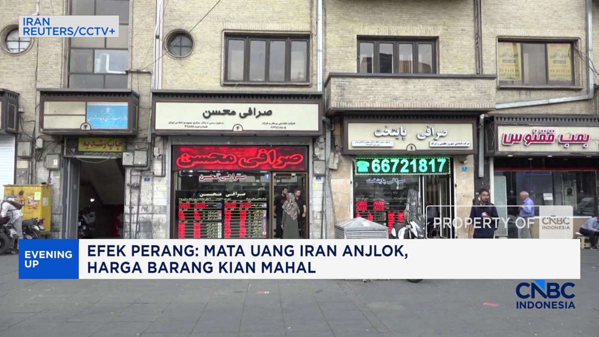Video: Efek Perang: Mata Uang Iran Anjlok, Harga Barang Kian Mahal
