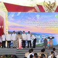 Groundbreaking 11 Ekosistem Hilirisasi Nikel serta Ekspor Perdana Baterai EV, 8 Oktober 2026. (Tangkapan layar youtube Setres RI)
