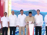 Groundbreaking 11 Ekosistem Hilirisasi Nikel serta Ekspor Perdana Baterai EV, 8 Oktober 2026. (Tangkapan layar youtube Setres RI)