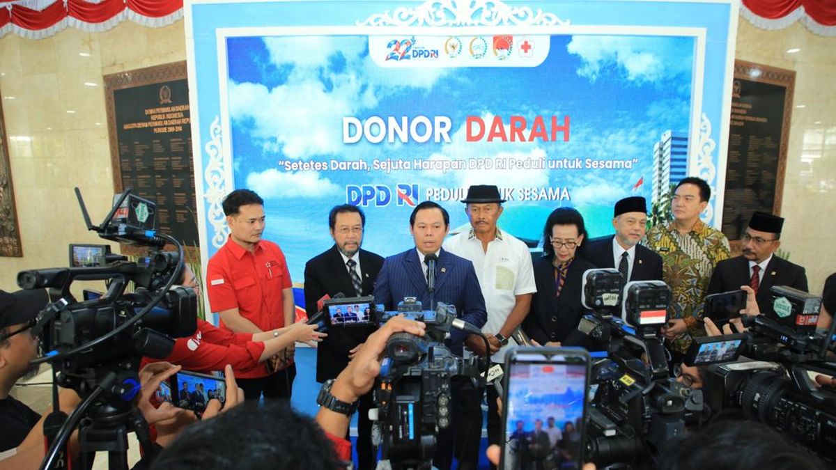 Ilustrasi berita Nasional: HUT Ke-22 DPD, Sultan Najamudin Dorong Donor Darah Serentak di 38 Provinsi