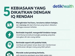 Infografis: 5 Kebiasaan Ini Kerap Dikaitkan dengan Ciri IQ Rendah