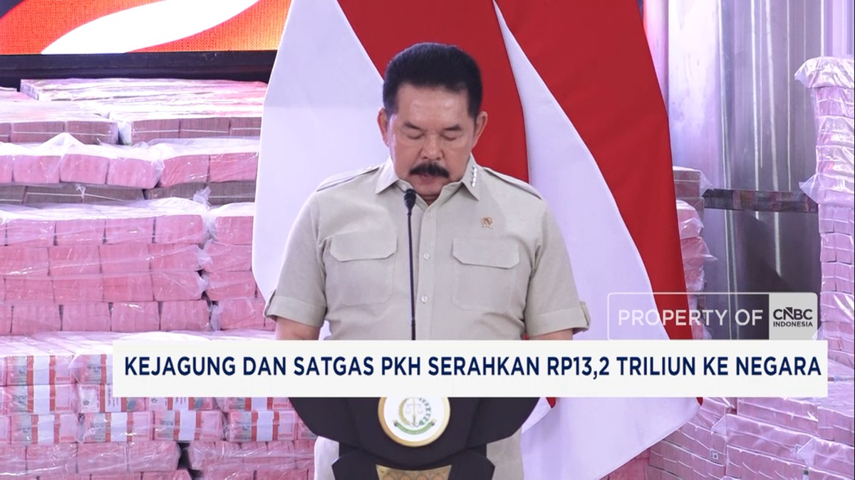 Video: Kejagung dan Satgas PKH Serahkan Rp13,2 Triliun ke Negara