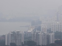 FILE PHOTO: Polusi udara di Singapura karena kabut asap, September 2026 REUTERS/Suhaimi Abdullah/File Photo