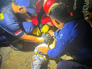 Kelakar Petugas Damkar Sukabumi Usai Tangkap Buaya 3 Meter