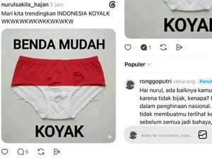 Viral Celana Dalam Merah Putih, Netizen RI Murka ke Warga Malaysia
