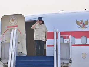 Prabowo Bertolak ke Malut, Akan Luncurkan Proyek Hilirisasi Senilai Rp 180 T