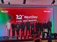 Telkomsel membawa tema AI-Powered Innovations, memprioritaskan para technopreneur yang telah memanfaatkan atau mengeksplorasi artificial intelligence (AI) untuk menciptakan manfaat nyata dan berkelanjutan. (CNBC Indonesia/Intan Rakhmayanti Dewi)