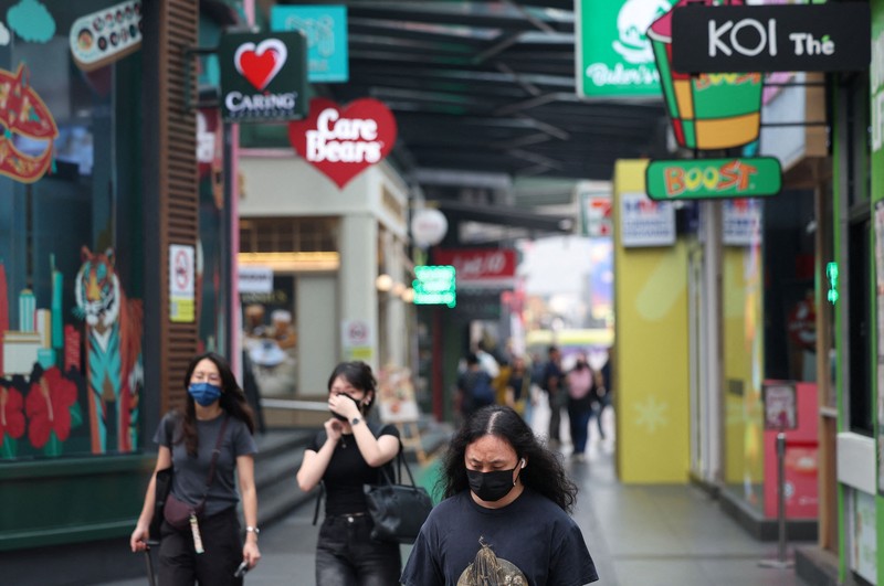 Kuala Lumpur's skyline shrouded in haze from regional wildfires, in Kuala Lumpur, Malaysia, October 9, 2026. REUTERS/Hasnoor Hussain