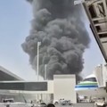 Bandara Riyadh diserang Houthi, Kamis (8/10/2026). (Social Media via REUTERS/Social Media)
