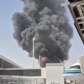 Bandara Riyadh diserang Houthi, Kamis (8/10/2026). (Social Media via REUTERS/Social Media)