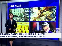 Bangunan Hunian 7 Lantai Runtuh - Trump Janji Tak Serang Iran