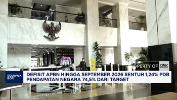 Defisit APBN hingga September 2026 1,24% PDB