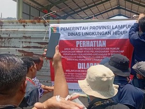 DLH Segel Pabrik Kelapa di Lampung Selatan Usai Warga Keluhkan Limbah Berbau