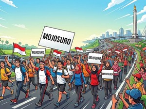 Pola Latihan Cegah Cedera Hadapi Gerak Jalan Mojokerto-Surabaya