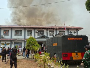 Lapas Merauke Diduga Dibakar Usai Razia HP, Sejumlah Napi Kabur