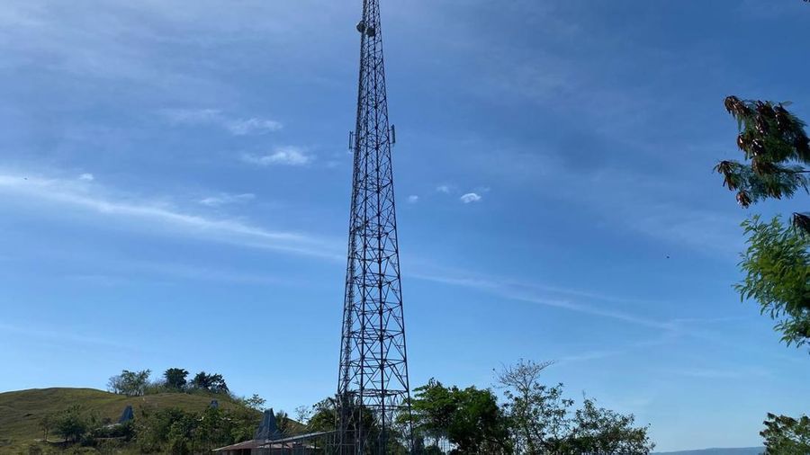 Menara BTS BAKTI Komdigi di Ngadu Langgi