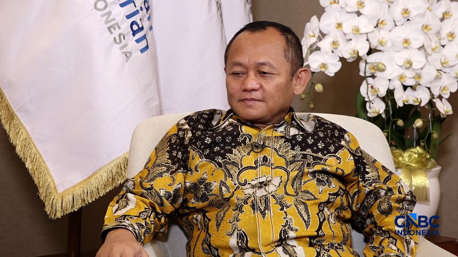 Menteri Perindustrian, Sarmuji. (CNBC Indonesia TV)