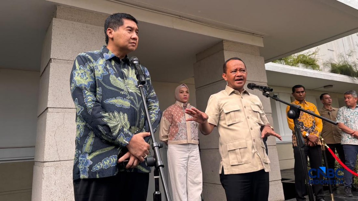 Menteri Ara Tiba-Tiba Sambangi Kantor Bahlil, Ada Apa?