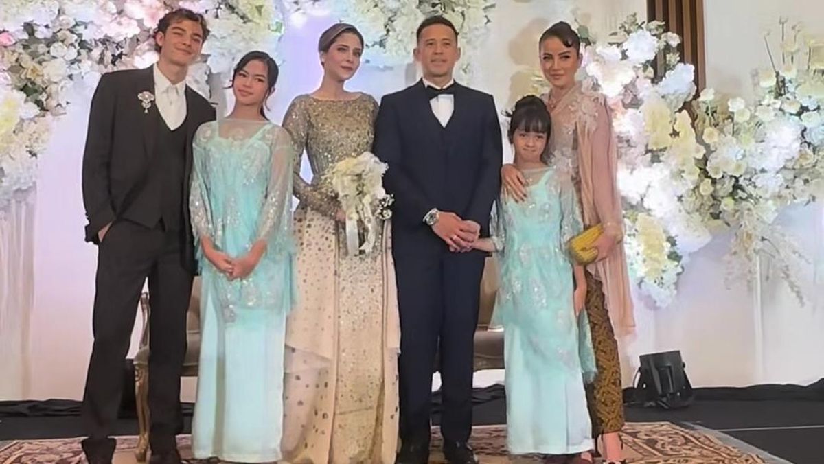 Momen Akrab Olla Ramlan Bareng Anak dan Pacar Kondangan ke Aufar Hutapea — NadiKabar.com
