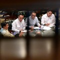 Presiden Prabowo Subianto memimpin rapat terbatas di kediaman pribadinya di Hambalang, Kabupaten Bogor, Provinsi Jawa Barat, Jumat (9/10/2026). (Dokumentasi Sekretariat Kabinet)