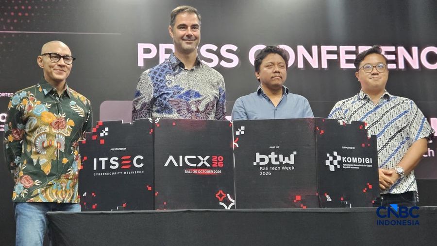 PT ITSEC Asia Tbk akan menggelar forum eksekutif AI Cybersecurity Exchange (AICX) 2026 di Bali. (CNBC Indonesia/Intan Rakhmayanti Dewi)
