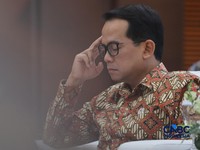 Wakil Menteri Keuangan, Nurkholisoh Ibnu Aman saat Konferensi Pers APBN KiTa Edisi Oktober 2026 di Gedung Djuanda, Kementerian Keuangan, Jakarta, Jumat (9/10/2026). (CNBC Indonesia/Faisal Rahman)
