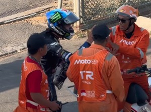 Cekcok Sampai Acungkan Jari Tengah, Rins Harap Marshal Juga Minta Maaf