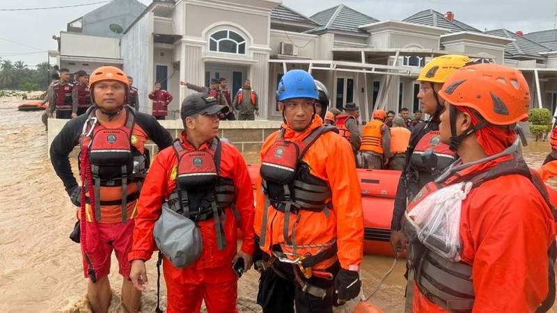 Banjir melanda dua kecamatan di Kota Padang, Sumatera Barat (Sumbar), pada Sabtu (10/10/2026).