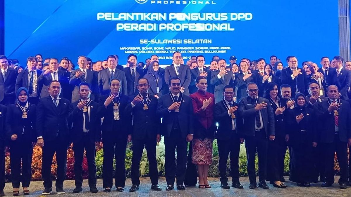 Pelantikan DPD Sulsel, Peradi Profesional Dorong DPR Sahkan UU Keadvokatan — NadiKabar.com