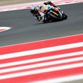 Pembalap Trackhouse MotoGP Team Raul Fernandez beraksi saat sesi latihan bebas MotoGP Grand Prix Indonesia 2026, di Sirkuit Internasional Mandalika, Mandalika, Indonesia, (10/10/2026). (REUTERS/Willy Kurniawan)