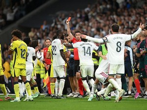 Madrid Vs Villarreal: Vinicius Kartu Merah, El Real Menang Tipis 1-0