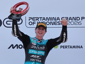Klasemen Moto3 2026 usai Race di Mandalika: Quiles Kampiun, Veda Ega Posisi 7