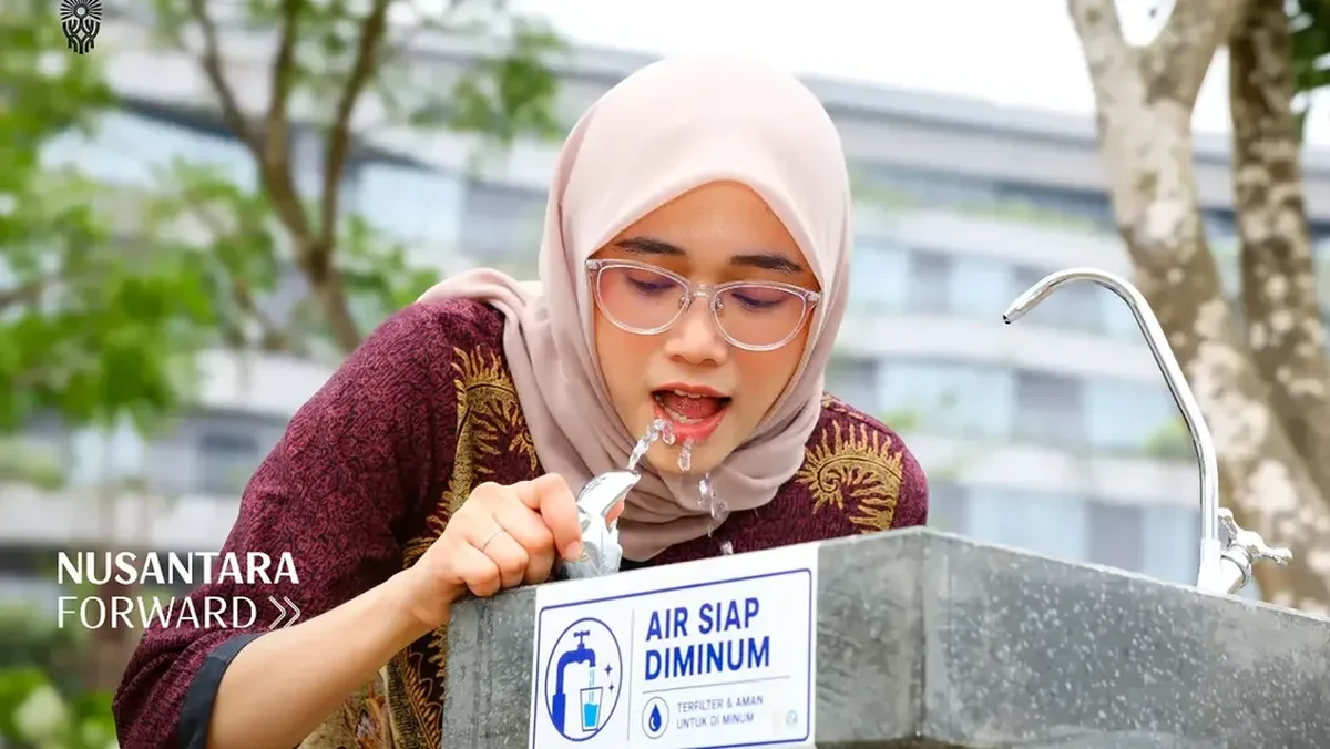 Air Keran IKN Bak di Luar Negeri Bisa Langsung Diminum