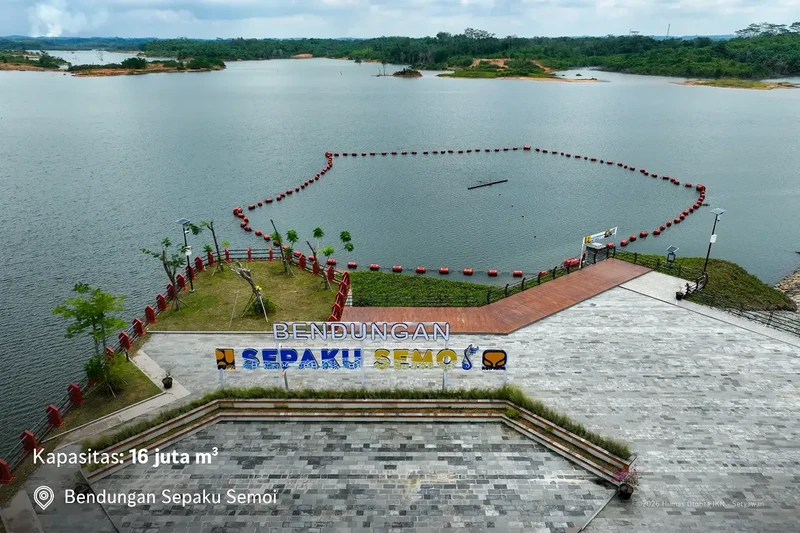 Nusantara, Ibu Kota Nusantara (IKN), telah memiliki fasilitas pengolahan air dengan kualitas air minum yang dapat dikonsumsi langsung. (Instagram/ikn_id)