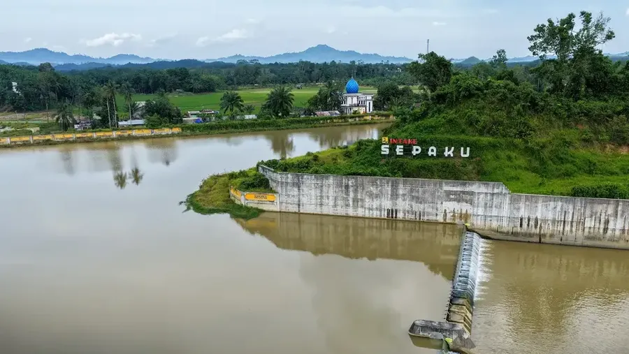 Nusantara, Ibu Kota Nusantara (IKN), telah memiliki fasilitas pengolahan air dengan kualitas air minum yang dapat dikonsumsi langsung.